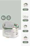 Babyjem Önden Açılır Mama Sandalye Oturağı Ve Minderi - 2 ' Li Set Soft Yeşil