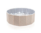 Babyjem Katlanabilir Bebek Top Havuzu Somon Çiçek