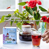 İstanbul Çayı, Hediyelik, Siyah, Yeşil ve Siyah Yaprak Çayı, 150g, Özel Premium Harman