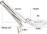 Bakon BK500C 10X Diopter Akrobat Büyüteç 22W Floresan Aydınlatma