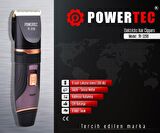 Powertec TR-3200 8 Başlıklı Kablosuz Kuru Saç-Sakal-Ense Çok Amaçlı Tıraş Makinesi 