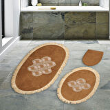 Akasya Saçaklı Banyo Takımı 2 Pcs