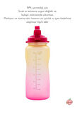 Fitmart Celebrty - 2.2 Litre Motivasyonlu Tritan Su Şişesi - Bpa Içermez