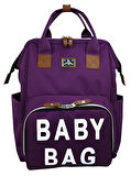 Stylo Roma Baby Bag Anne Bebek Bakım Sırt Çantası Mor