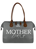 Stylo Byebye Mother Bag Anne Bebek Bakım ve Kadın Çantası Gri