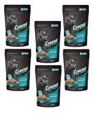 Crocus Pouch Tahılsız Jöleli Somonlu Kısırlaştırılmış Kedi Konservesi 85 Gr (6 ADET)