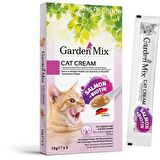 Gardenmix Somon Biotin Krema Kedi Ödülü 5 Li 15 Gr X 11 Adet