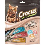 Crocus Karışık Çoklu Krema Kedi Ödülü 30x15g