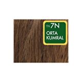 7N Orta Kumral Organik Saç Boyası-8682467000858