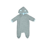 Mammaramma Winter Collection Dışı İçi Pamuklu Dolgulu Kışlık Astronot Tulum (Kozmonot Tulum) 6-9 AY GRİ