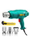 Dkt4200 Akım Korumalı Rezistans Sıcak Hava Isı Tabancası 2 Kademeli 4200w+ Maket Bıçağı Hediyeli