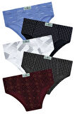Erkek Çocuk 5'li Paket Renkli Slip Külot