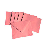 Küçük Zarf Kartvizit 7X9 Pembe - 20 adet