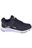 Jump Erkek Spor Ayakkabı Günlük Fileli Siyah/Neon 24865