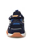 Jump 27016 P Cırtlı Mavi  Çocuk Spor Ayakkabı