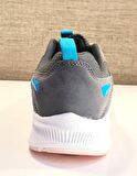 Jump 28751 Kadın Sneaker Spor Ayakkabı Gri - Somon