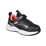 Jump 29605 P Spor Ayakkabı Siyah-Somon