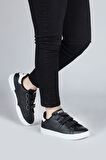 30110 Siyah Cırtlı Üniseks Çocuk Sneaker Günlük Spor Ayakkabı