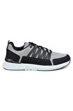 31181 Gri - Siyah Erkek Sneaker Günlük Spor Ayakkabı