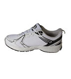 JUMP Erkek Siyah Beyaz Gri Fileli Memory Kalın Taban Koşu Yürüyüş Spor Ayakkabı