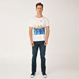 Biggdesign Mr. Allright Man Beyaz Erkek T-Shirt Beyaz-S