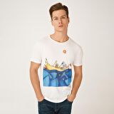 Biggdesign Mr. Allright Man Beyaz Erkek T-Shirt Beyaz-L