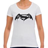 Beyaz Kadın T-Shirt Beyaz-M