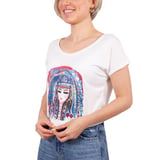 Biggdesign Mavi Su T-Shirt Beyaz-S