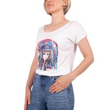 Biggdesign Mavi Su T-Shirt Beyaz-S