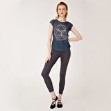 BiggDesign BiggYoga Namaste Antrasit T-Shirt Siyah-M