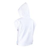 Anemoss Çipura Kolsuz Kapişonlu Beyaz Kadın Sweatshirt Beyaz-M