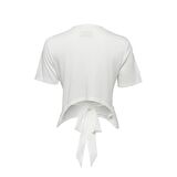Biggdesign Nature Boğazda Bisiklet Kadın T-shirt Beyaz-S