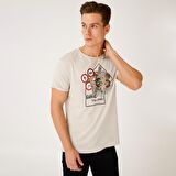 Biggdesign Nature Durak Erkek T-shirt Beyaz-S