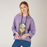 Biggdesign Nature Doğa Kadın Sweatshirt Mor-S