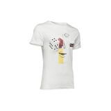 Biggdesign Faces Lucky Erkek T-Shirt Beyaz-M