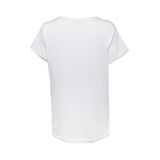 Biggdesign Faces Lucky Kadın T-Shirt Beyaz-M