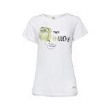 Biggdesign Faces Lucky Kadın T-Shirt Beyaz-L