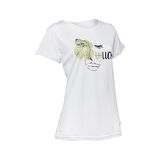 Biggdesign Faces Lucky Kadın T-Shirt Beyaz-L