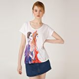 Biggdesign Aşk Kadın T-Shirt Beyaz-L