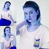 BiggDesign Cats Cepte Kedi T-Shirt Beyaz-L