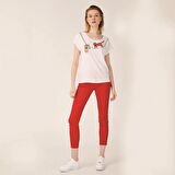 Biggdesign Cambaz Kedi T-Shirt Beyaz-S