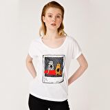 Biggdesign Kedi Fotoğraf T-Shirt Beyaz-M