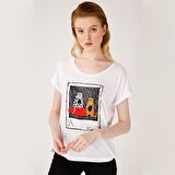 Biggdesign Kedi Fotoğraf T-Shirt Beyaz-M