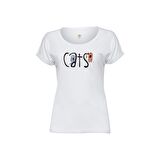 Biggdesign Muzur Kediler T-shirt Beyaz-M