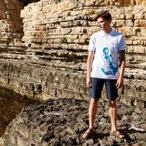 Anemoss Çapa Beyaz Erkek Polo Yaka T-Shirt Beyaz-S