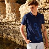 Anemoss Çapa Lacivert Erkek Polo Yaka T-Shirt Lacivert-S