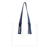 Biggdesign Owl And City  Şeffaf Alışveriş ve plaj çantası