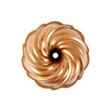 Serenk Fun Cooking Rüzgar Gülü Alüminyum Döküm Granit Kaplama Kek Kalıbı 24 cm Sarı