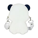 Ogi Mogi Toys Silikon Beyaz Panda Omuz Çantası