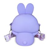 Ogi Mogi Toys Silikon Mor Tavşan Omuz Çantası